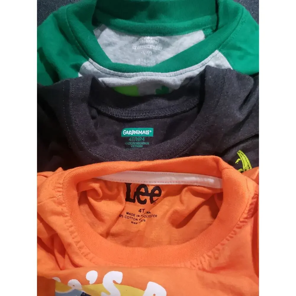 Lee / Champion / Brooklyn & Mix Brands Short Sleeved & Tank Top Shirts | Size 4T